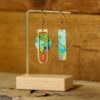 Boucles d'oreilles washi -