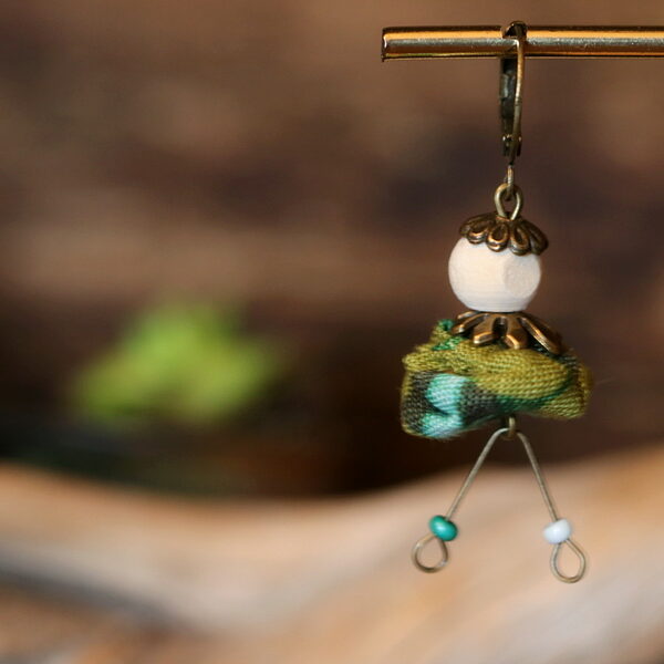 Boucle-d'oreille collection Danseuse - "Charlotte"