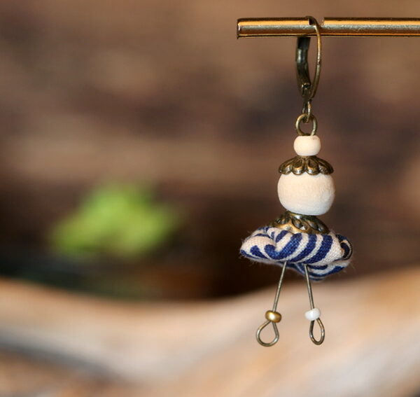 Boucle-d'oreille collection Danseuse - "Jessica" -
