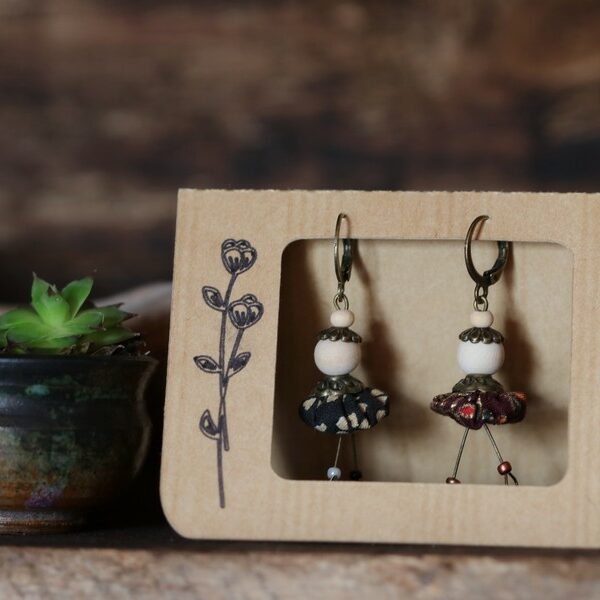 Boucles d'oreilles danseuses