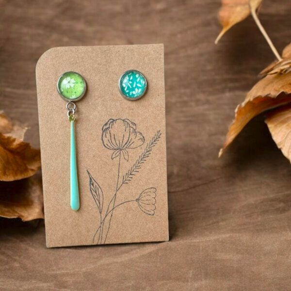 Boucles d'oreilles asymétriques - Les rebelles -