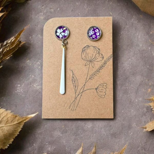 Boucles d'oreilles asymétriques - Les rebelles - 5