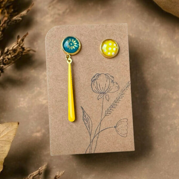 Boucles d'oreilles asymétriques - Les rebelles - 8