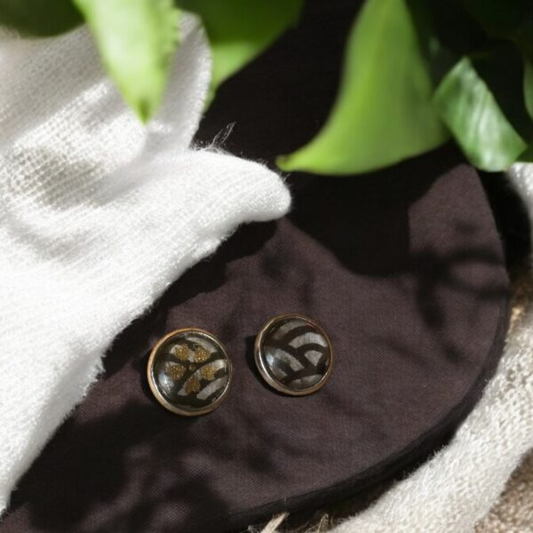Boucles d'oreilles "Puces"- 5