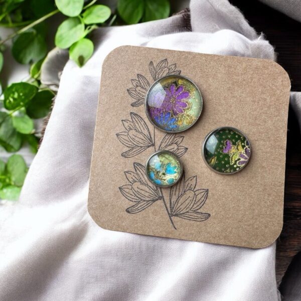 Lot de trois Washi Pin's - 12
