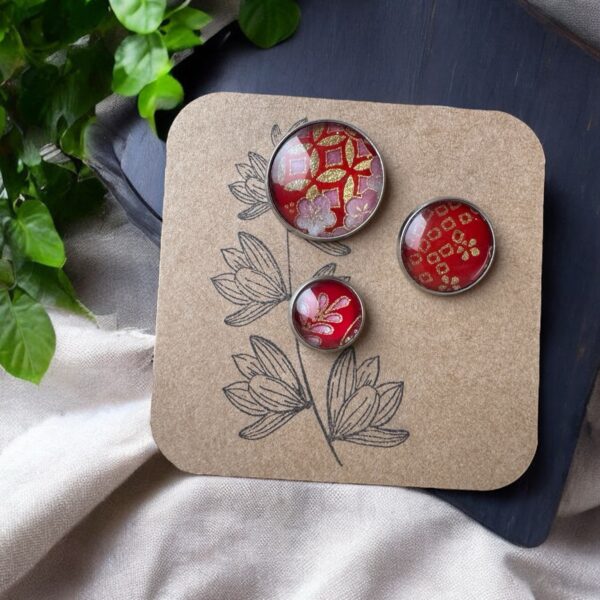 Lot de trois Washi Pin's - 9