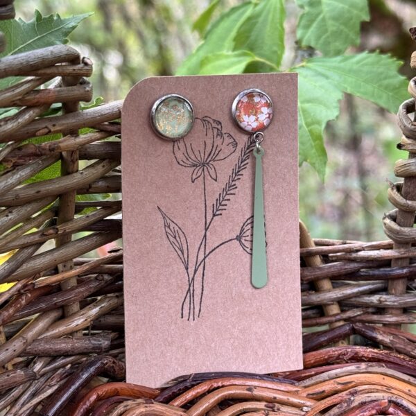 Boucles d'oreilles asymétriques - Collection  Les rebelles -