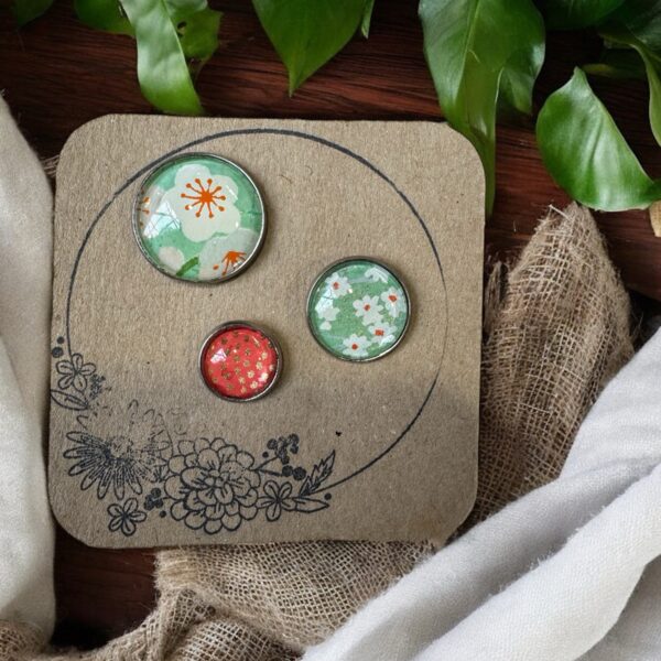 Lot de trois Washi Pin's