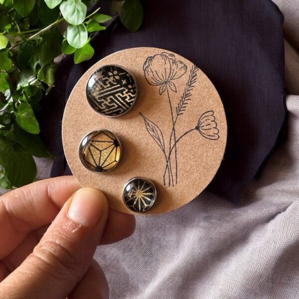 Lot de trois Washi Pin's
