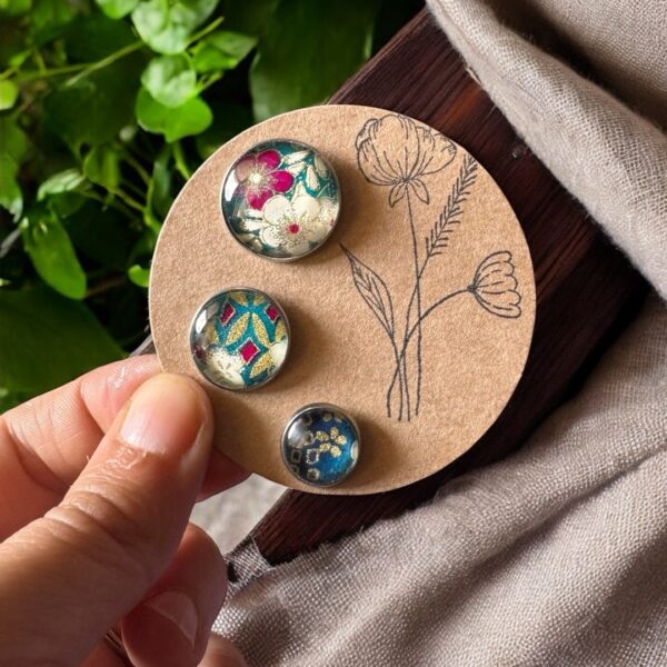 Lot de trois Washi Pin's