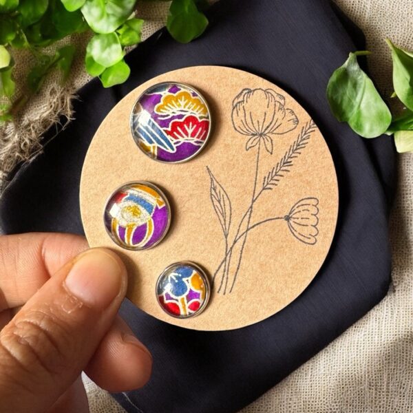 Lot de trois Washi Pin's
