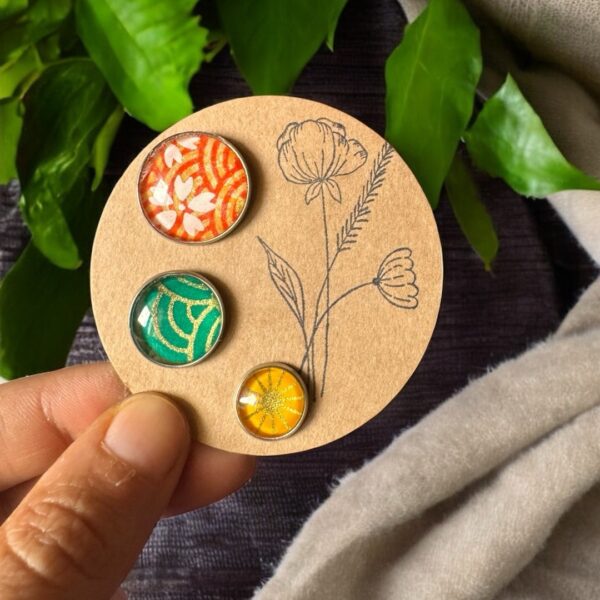Lot de trois Washi Pin's
