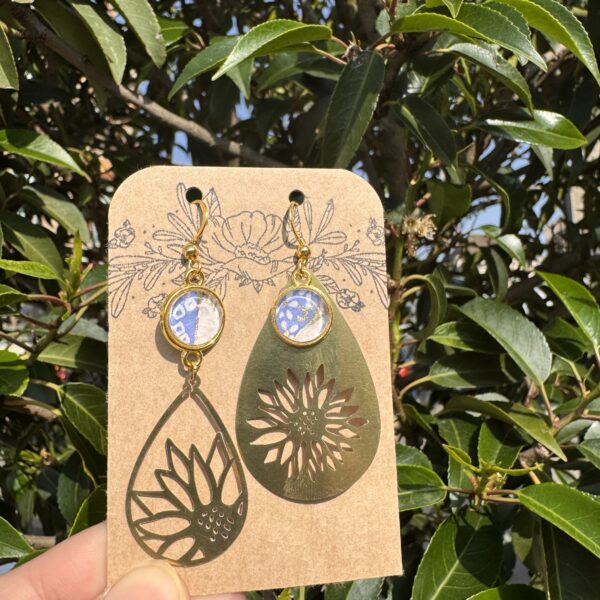 Boucles d'oreilles collection - Les Délicieuses - Lavande&fleurs