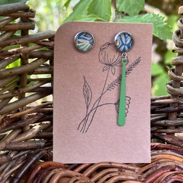 Boucles d'oreilles asymétriques - Collection  Les rebelles -
