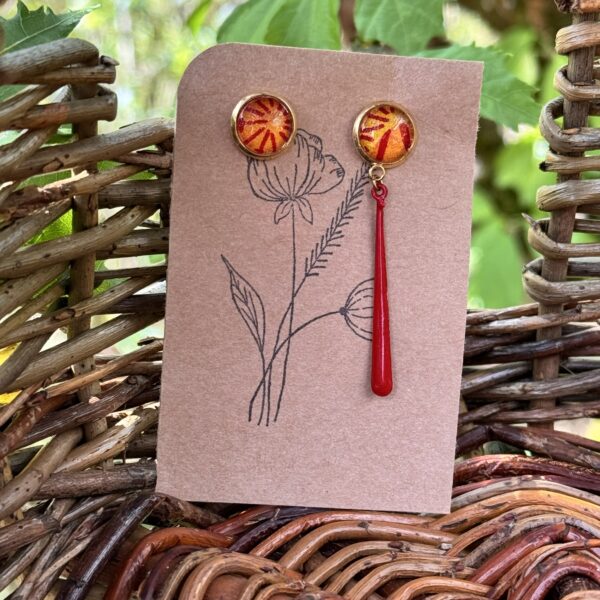 Boucles d'oreilles asymétriques - Collection  Les rebelles -