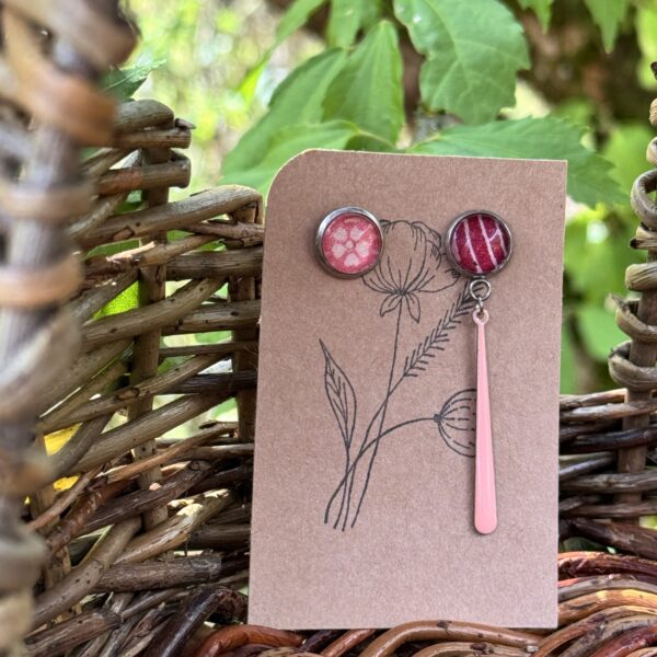 Boucles d'oreilles asymétriques - Collection  Les rebelles -