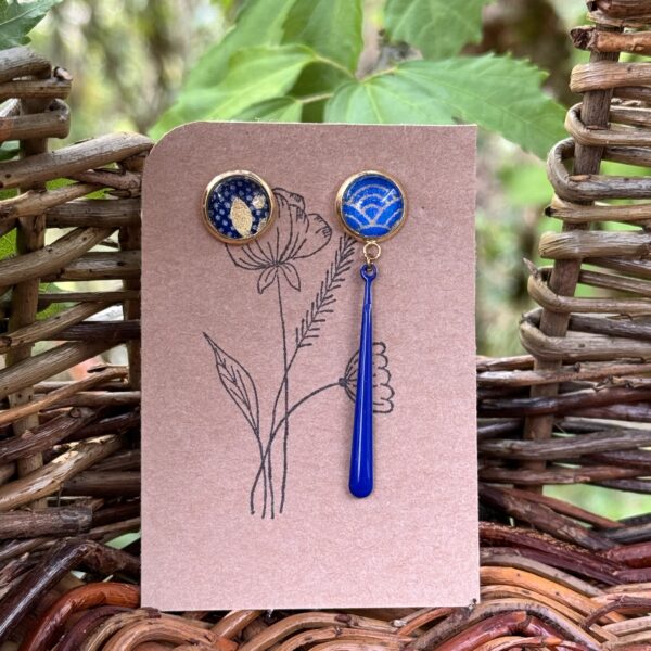 Boucles d'oreilles asymétriques - Collection  Les rebelles -