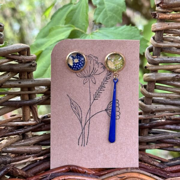 Boucles d'oreilles asymétriques - Collection  Les rebelles -