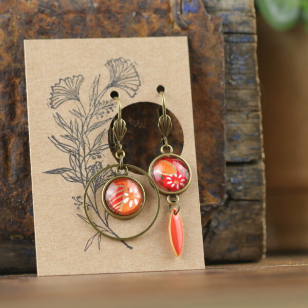 Boucles d’oreilles asymétriques – Collection Les Décalées - Y1317