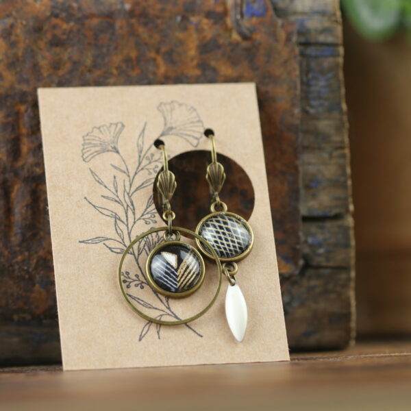 Boucles d’oreilles asymétriques – Collection Les Décalées - Y0430
