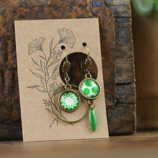 Boucles d’oreilles asymétriques – Collection Les Décalées - Y1249