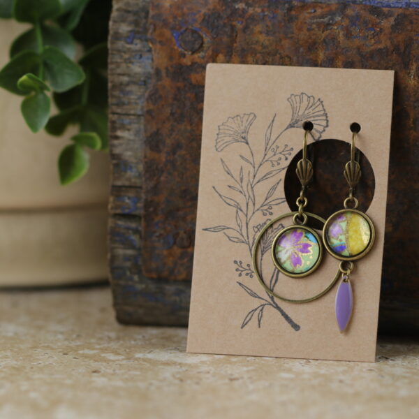 Boucles d’oreilles asymétriques – Collection Les Décalées - Y0650