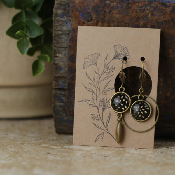 Boucles d’oreilles asymétriques – Collection Les Décalées - Y0635