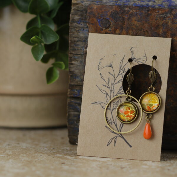 Boucles d’oreilles asymétriques – Collection Les Décalées - Y1148