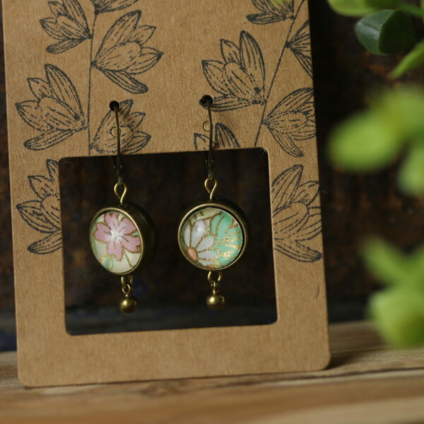 Boucles d'oreilles réversibles - 4 en 1 - YQ0322