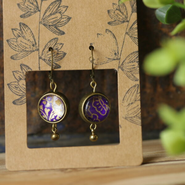 Boucles d'oreilles réversibles - 4 en 1 - Y0881