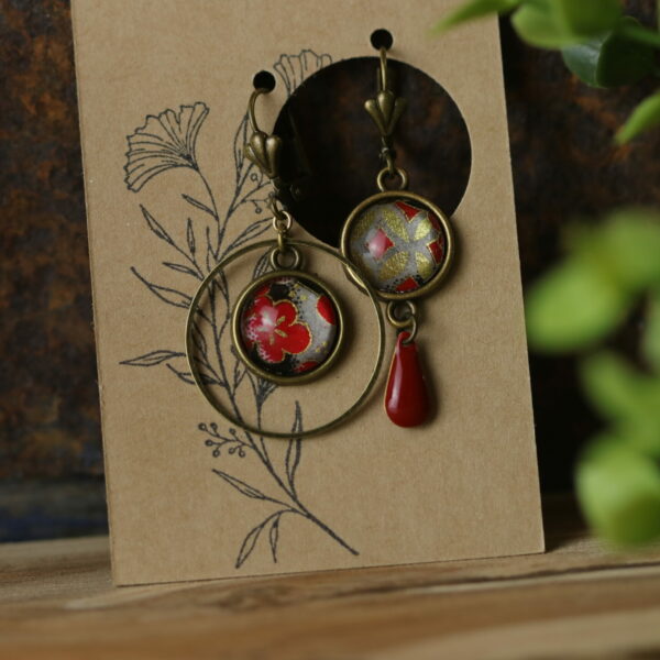 Boucles d’oreilles asymétriques – Collection Les Décalées - YQ0149