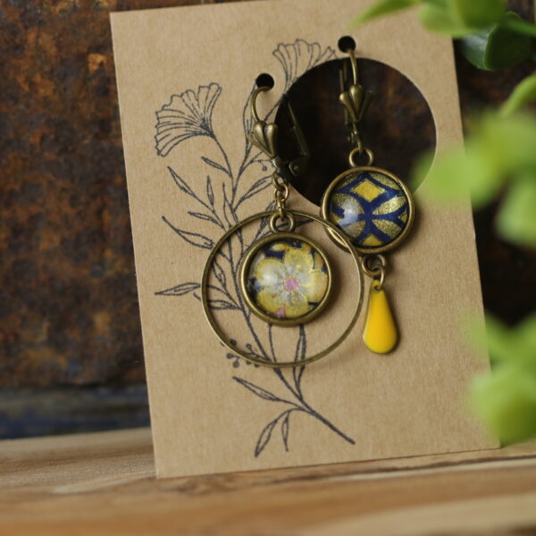 Boucles d’oreilles asymétriques – Collection Les Décalées - YQ0150
